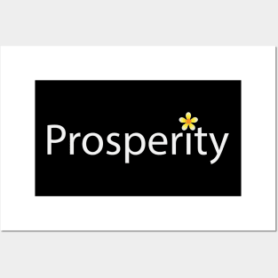 Prosperity text design Posters and Art